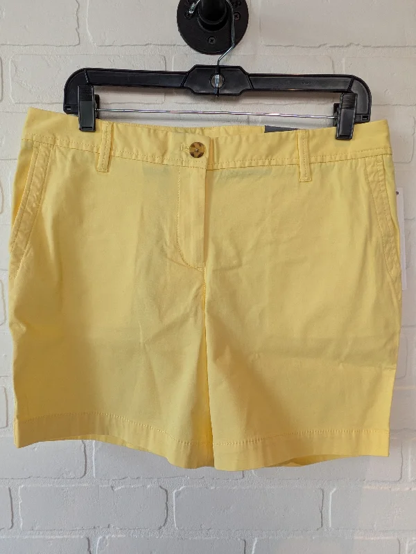 stylish wide leg trousers -Yellow Shorts Talbots, Size 10petite