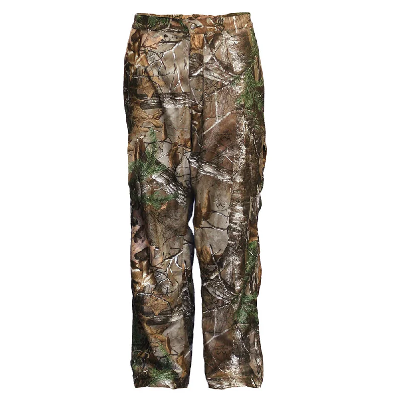 women's printed denim jeans -Deer Camp Camo Rain Pants DP1