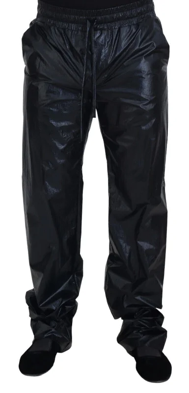 patterned jogger pants for men -Dolce & Gabbana Elegant  Designer Men's Pants