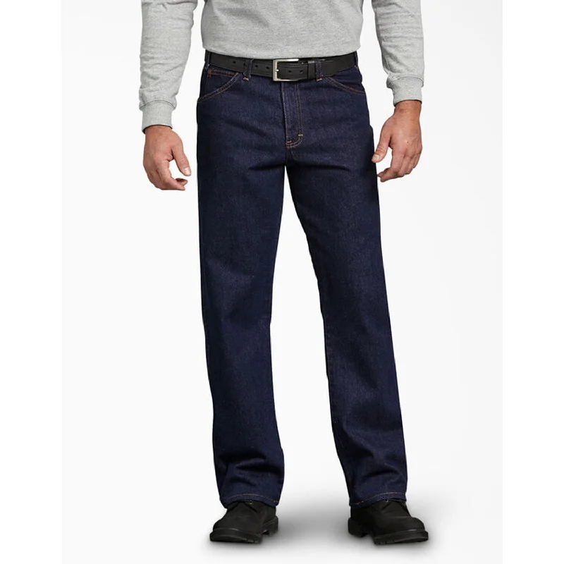 casual hiking pants for men -Men's Regular Fit Straight Leg 5 Pocket Jean 9393