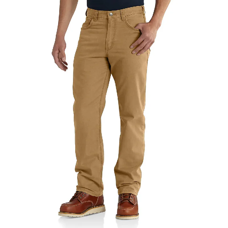 casual formal pants for men -Men's Rugged Flex Canvas 5-Pocket Work Pant 102517