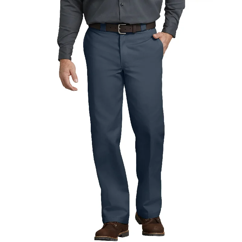 men's zip pants -Men's Twill Work Pants 874AF