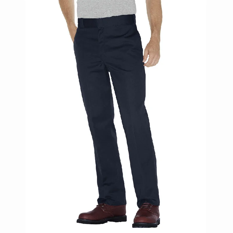 stylish sweatpants for men -Men's Twill Work Pants 874DN