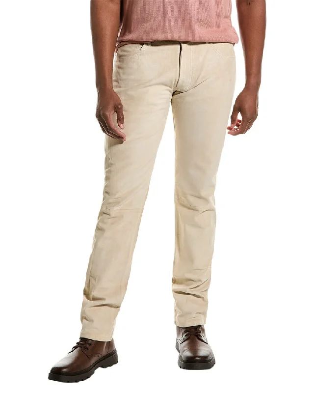 tailored denim pants for men -TOD’s Suede Pant