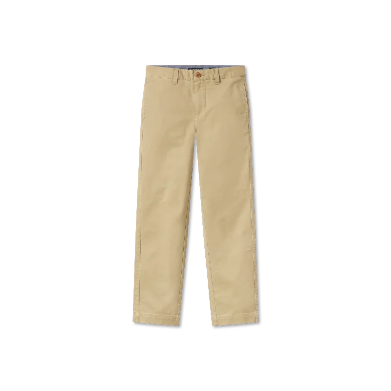 comfortable denim pants for men -Youth Regatta Stretch Cotton Chino - Khaki